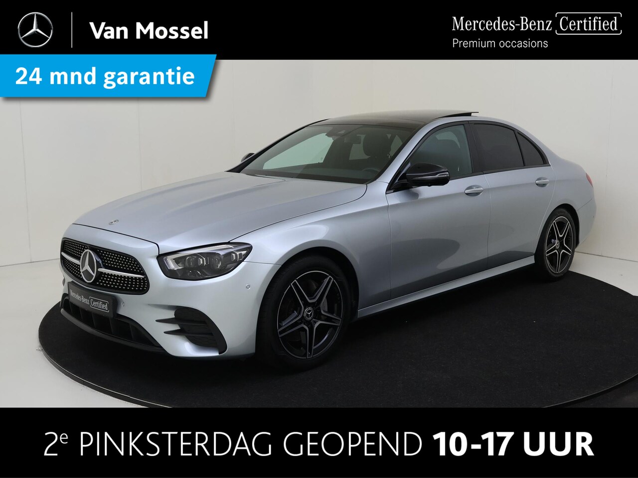 Mercedes-Benz E-klasse - 200 Business Solution AMG / Stoelverwarming / Achteruitrijcamera / Night-Pakket / Panorama - AutoWereld.nl