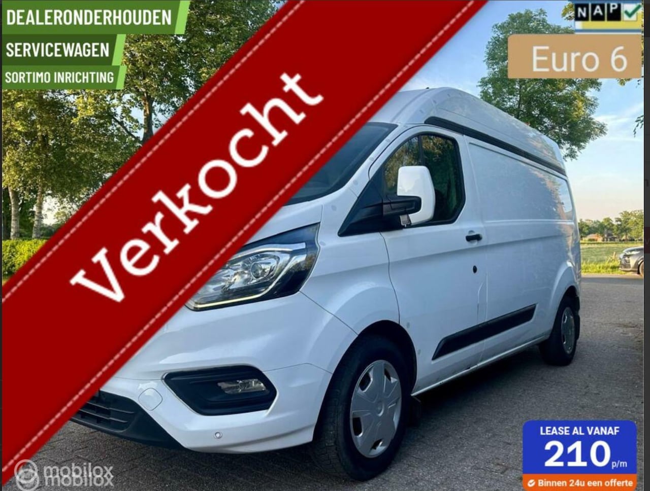 Ford Transit Custom - 320 2.0 TDCI L2H2 Sortimo servicebus - AutoWereld.nl
