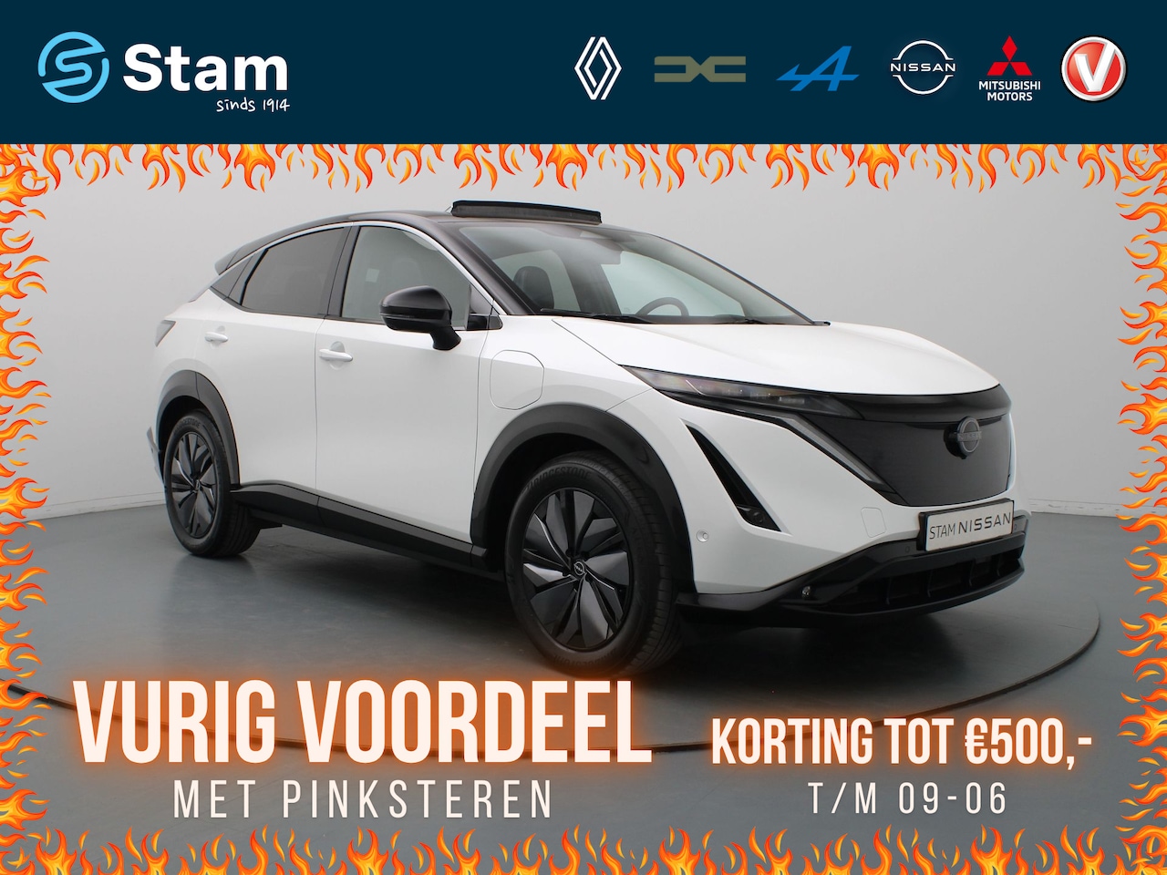 Nissan Ariya - 243pk Evolve Automaat/EDC BOSE | 360° Camera | Adapt. Cruise | Parkeersens. v+a | Stoel-/s - AutoWereld.nl