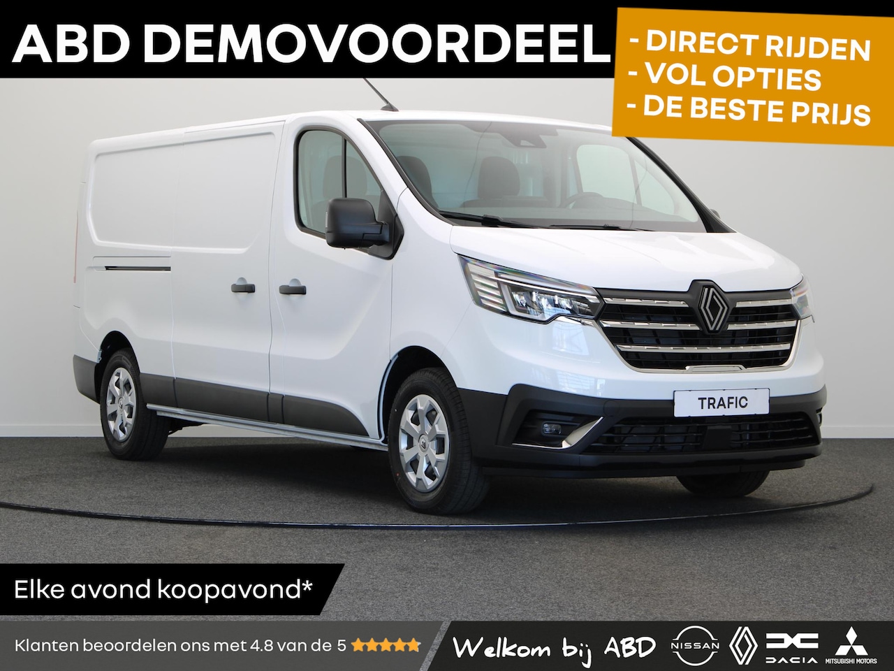 Renault Trafic - 2.0 Blue dCi 150pk EDC T30 L2H1 Advance | Laadruimtepakket | Achteruitrijcamera | Automaat - AutoWereld.nl