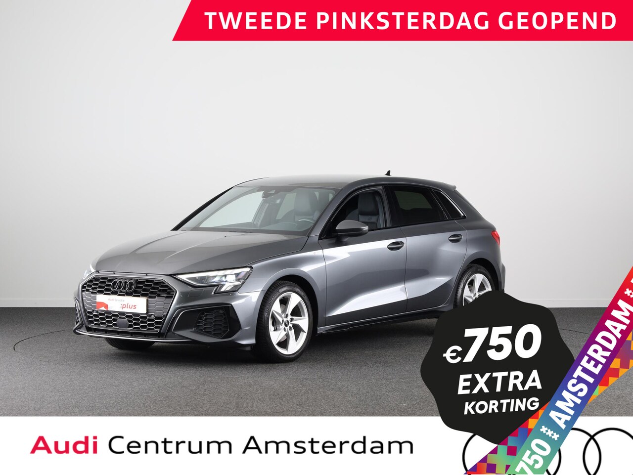 Audi A3 Sportback - 30 TFSI S edition 110 pk S-tronic | Verlengde garantie | Navigatie | Parkeersensoren achte - AutoWereld.nl
