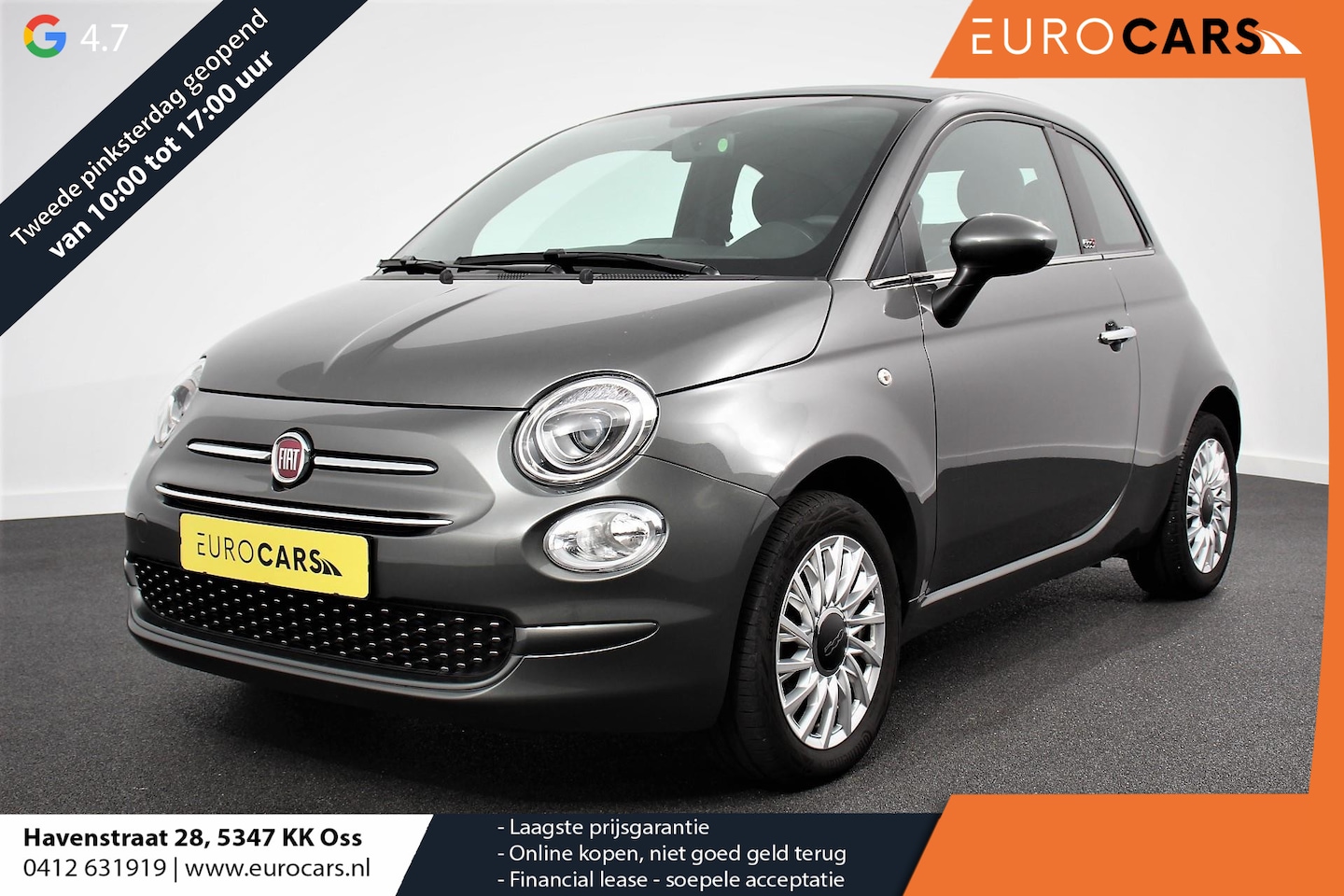 Fiat 500 C - 1.2 Lounge Navigatie  Apple Carplay/Android Auto  Climate Control  Cruise Control  Parkeer - AutoWereld.nl