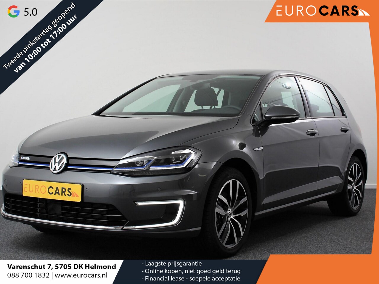 Volkswagen e-Golf - | Navigatie | Climate control | Virtual cockpit | Parkeersensoren V+A | DAB+ | Adaptive Cr - AutoWereld.nl