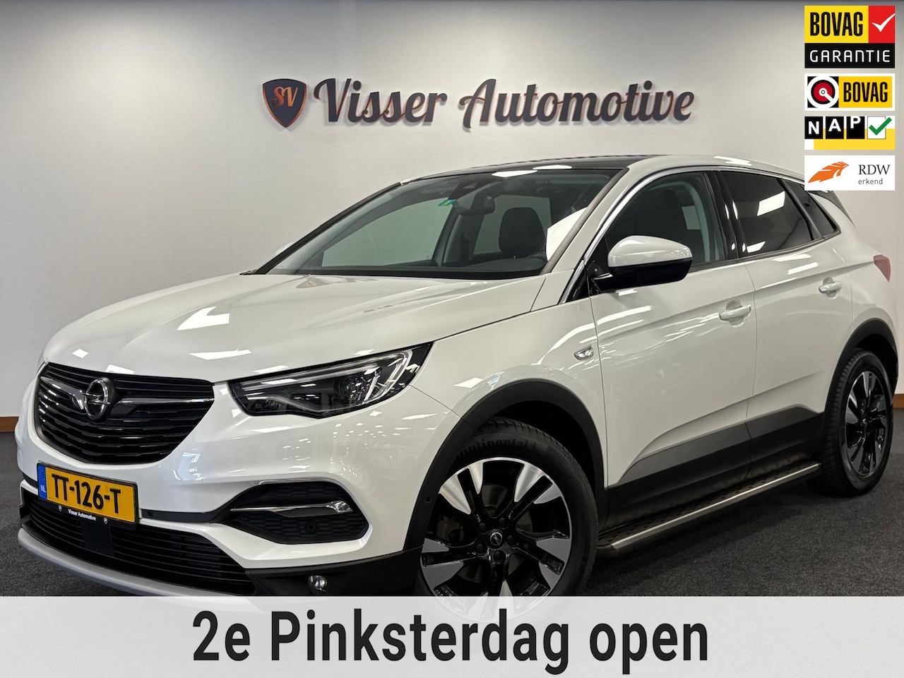 Opel Grandland X - 1.2 Turbo Innovation*Nationale Auto Pas*NAP*Pano*Winter-Pakket*Xenon*Leder*Airco* - AutoWereld.nl