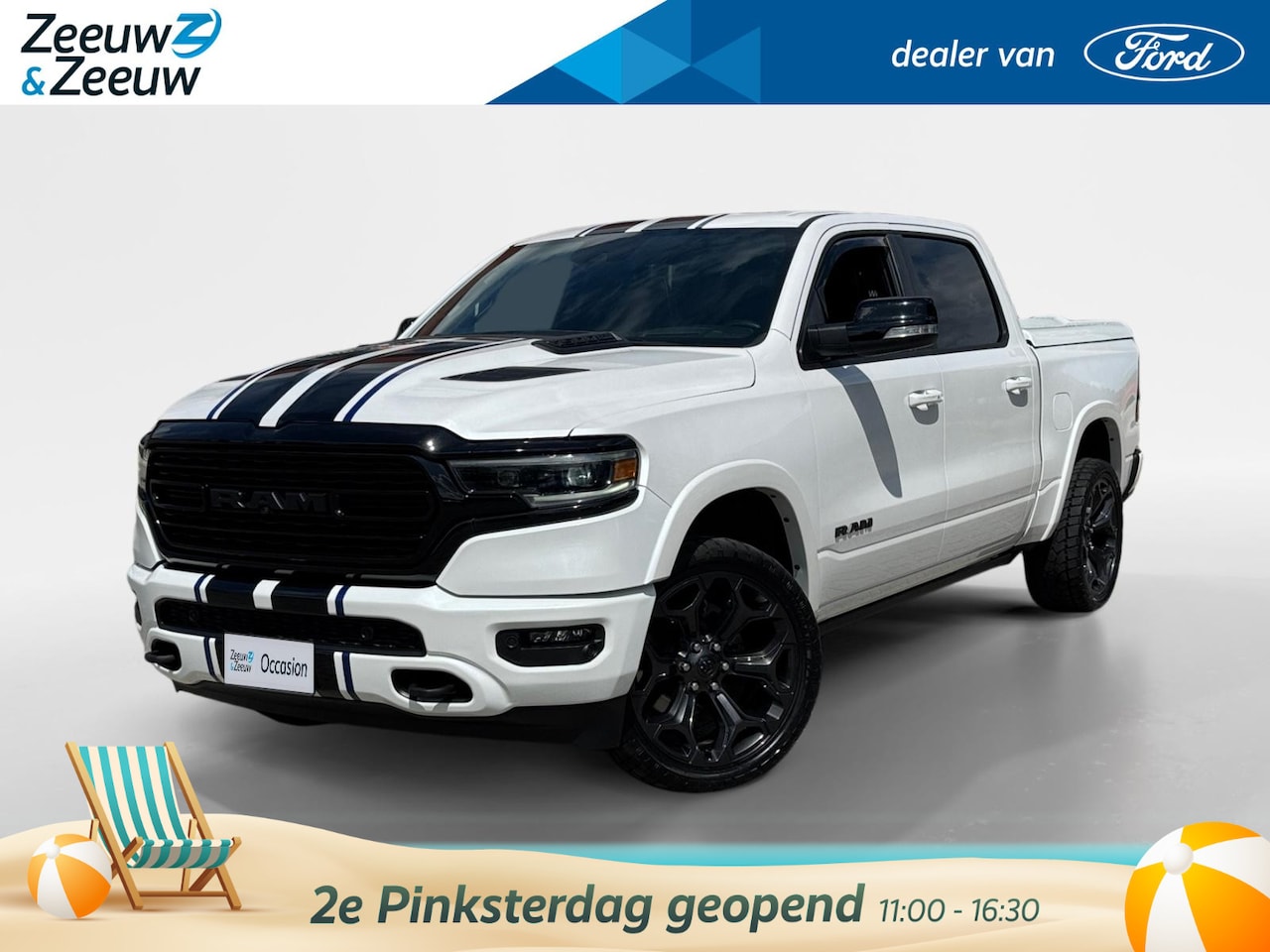 Dodge Ram 1500 - E-Torque 5.7 V8 HEMI 4x4 Crew Cab Limited | Luchtvering | Dubbele LPG installatie | FULL O - AutoWereld.nl