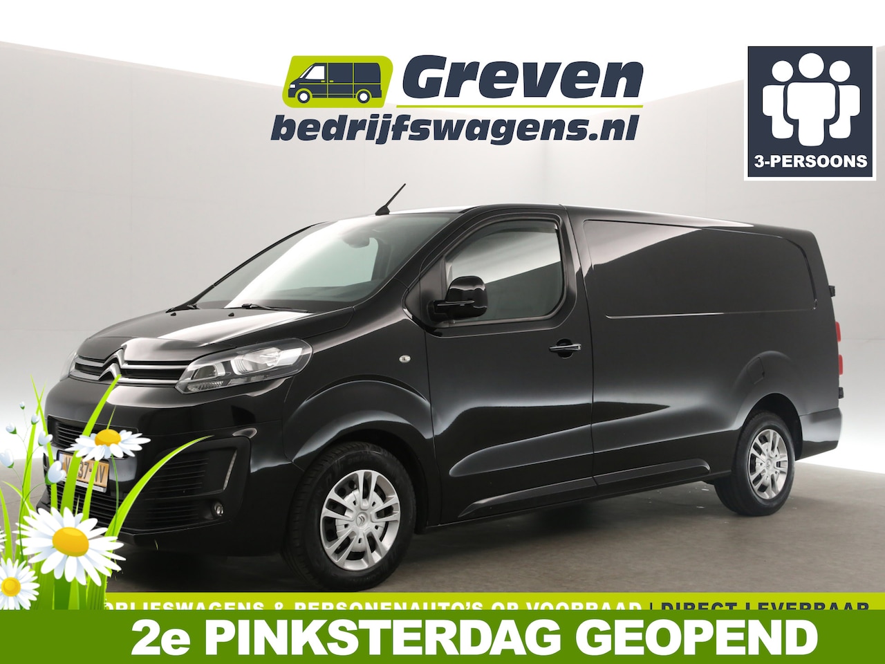 Citroën Jumpy - 2.0 BlueHDI L3H1 | Export | 177PK Automaat Airco Cruise Carplay LED Leder Navigatie PDC 3 - AutoWereld.nl