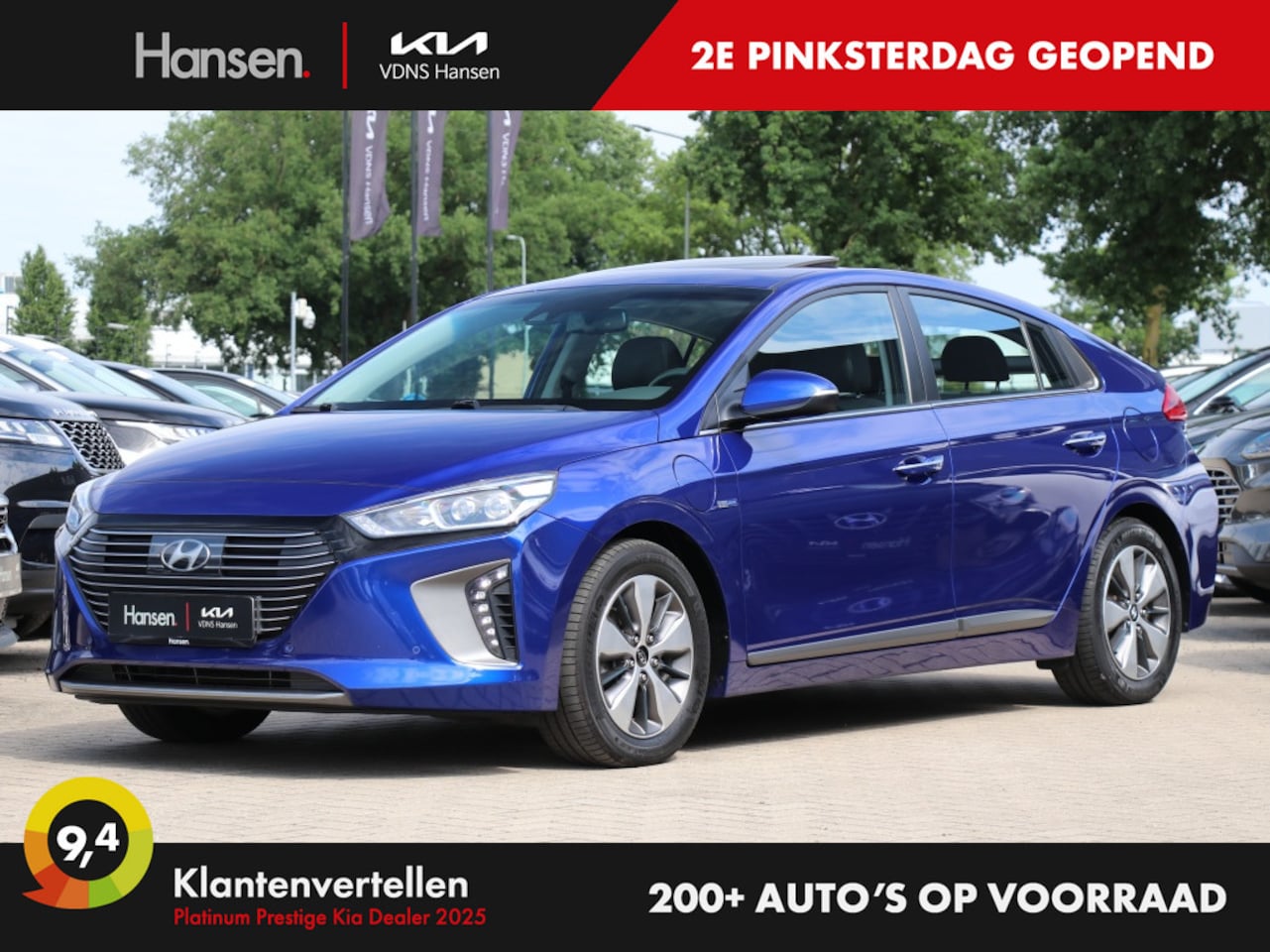 Hyundai IONIQ - 1.6 GDi Premium Sky I Schuifdak I Infinity I Leder - AutoWereld.nl