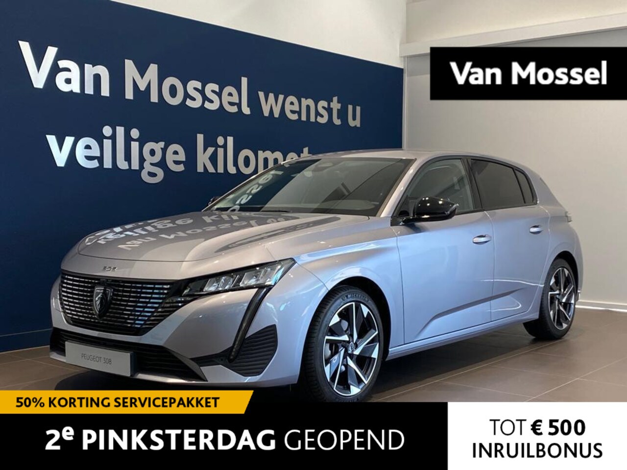 Peugeot 308 - 1.2 PureTech Allure Pack Business l Camera l Navi l Draadloze Apple Carplay | Keyless Entr - AutoWereld.nl