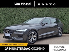 Volvo V60 - B4 Plus Dark | Trekhaak | Stoel/Stuur verwarming | Leder | Elektrisch verstelbare voorstoe