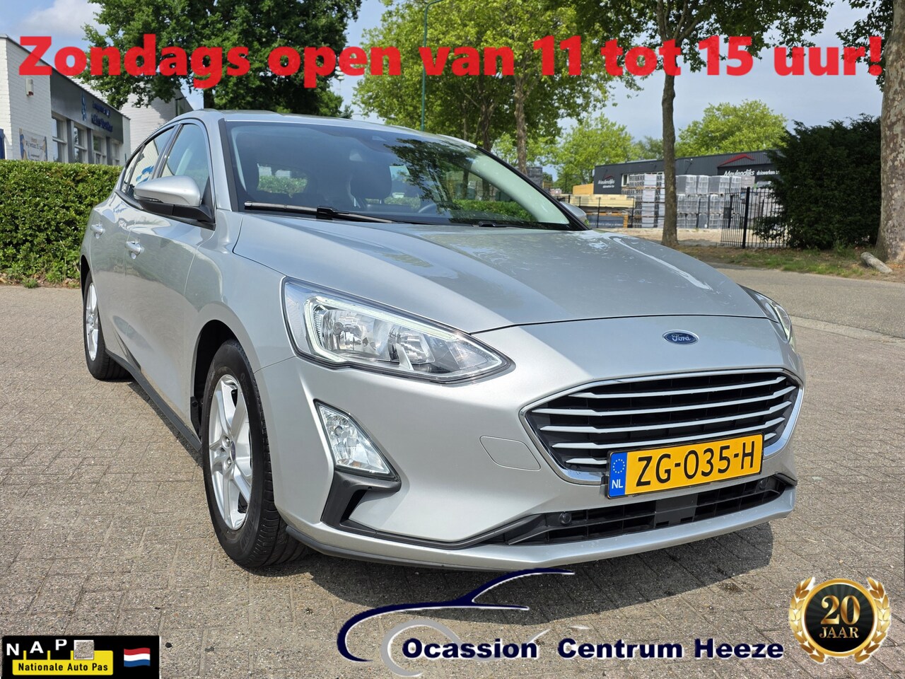 Ford Focus - 1.0 EcoBoost, 1e Eig! Carplay! Trekhaak! Zondag OPEN! - AutoWereld.nl