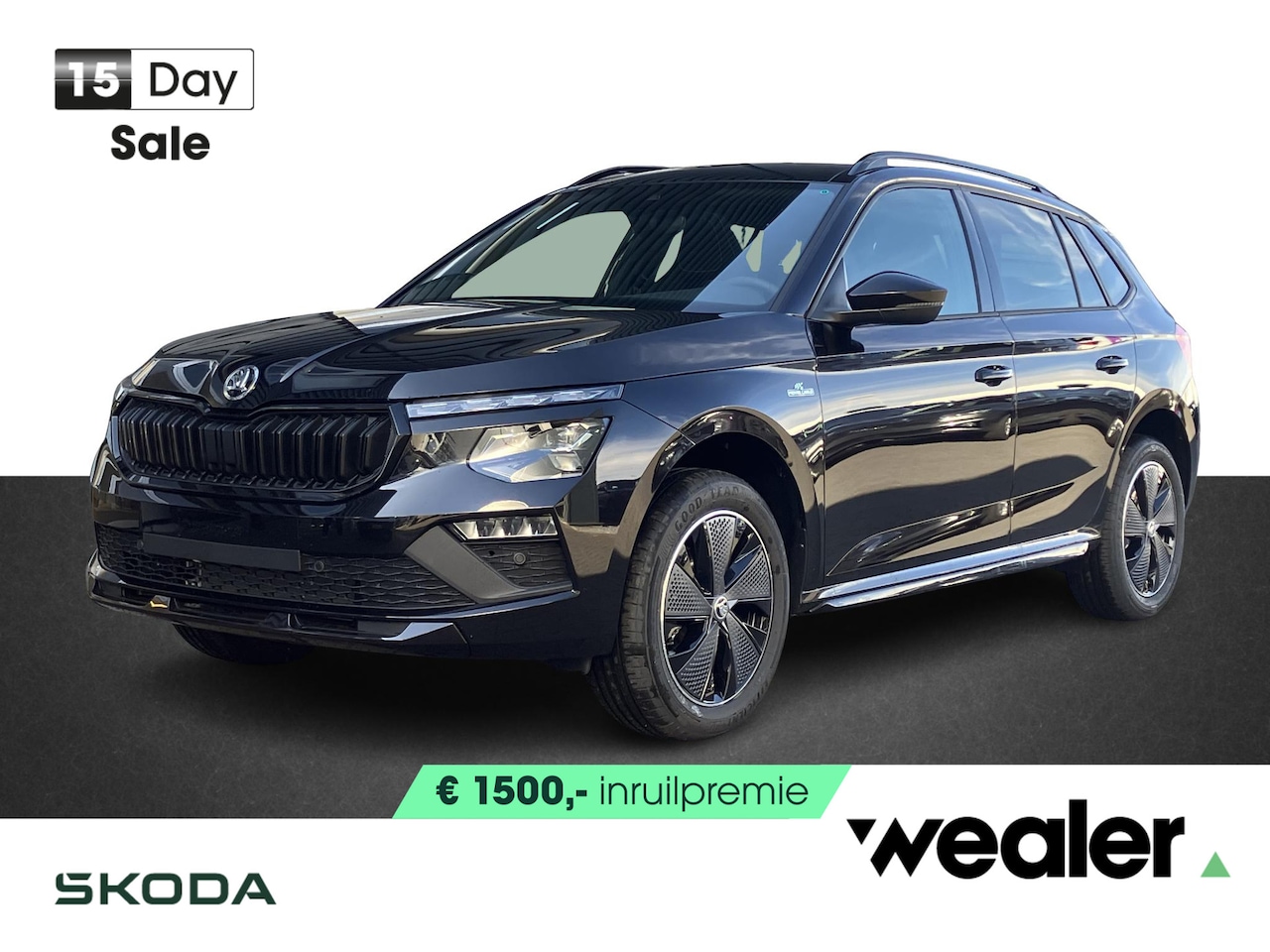 Skoda Kamiq - Monte Carlo 1.0 TSI 115 PK 6 versn. Hand | Panorama dak | LED matrix | 17" lichtmetalen ve - AutoWereld.nl