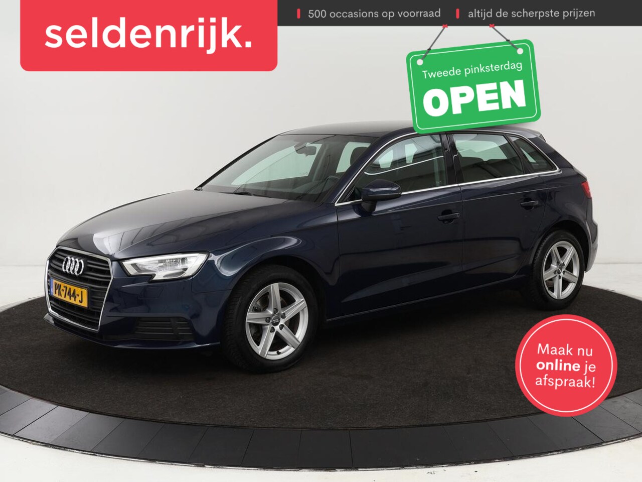 Audi A3 Sportback - 1.0 TFSI | Navigatie | Parkeerhulp | Xenon | Cruise control | Airco | Bluetooth | Regen-/l - AutoWereld.nl