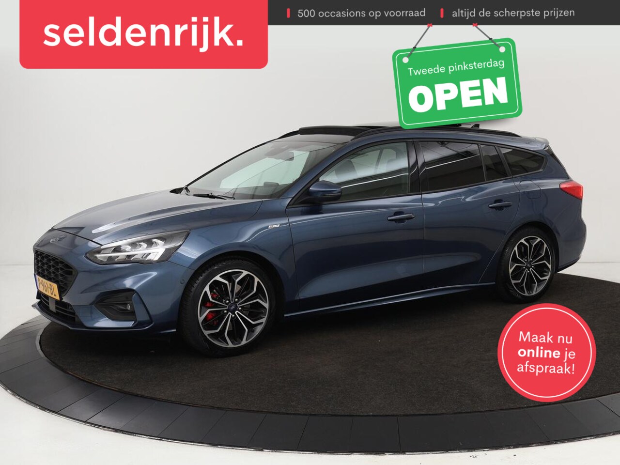Ford Focus - 1.0 EcoBoost ST Line X | Panoramadak | Stoel & stuurverwarming | Adaptive cruise | Camera - AutoWereld.nl