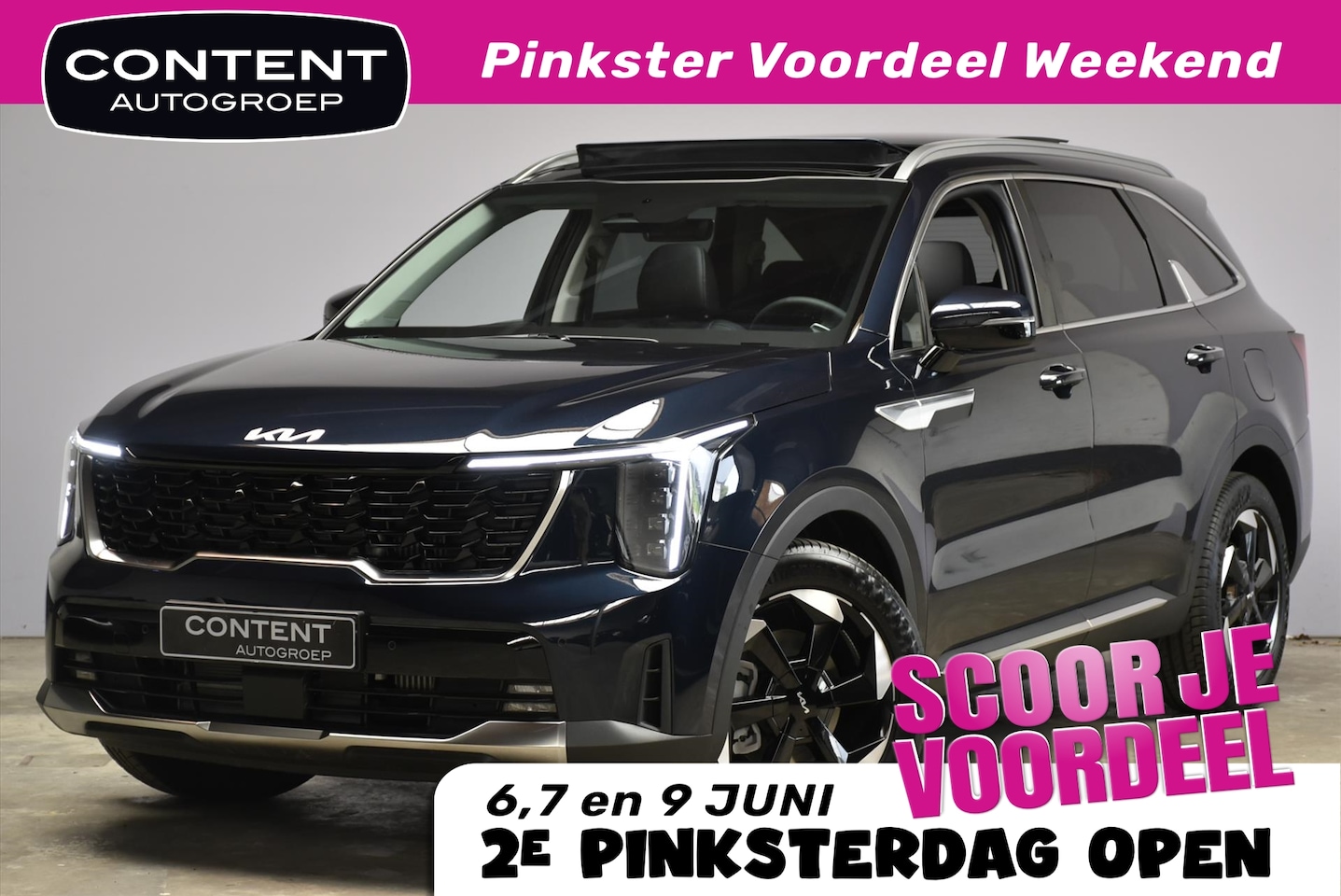 Kia Sorento - 1.6 T-GDi 253pk PHEV AWD DynamicPlusLine STAAT IN BESTELLING - AutoWereld.nl
