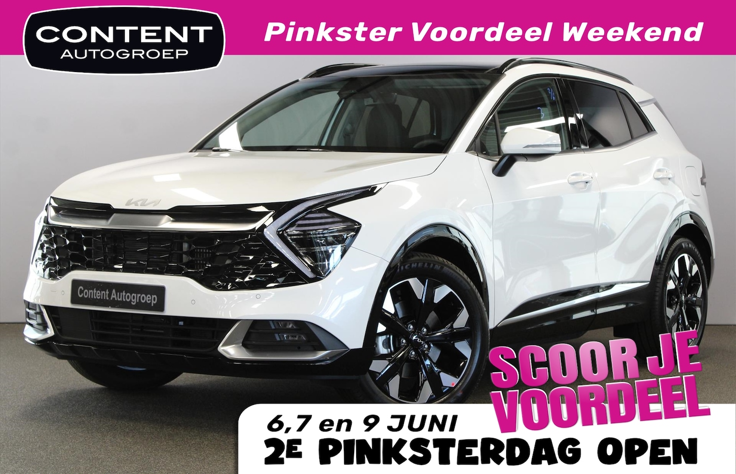 Kia Sportage - 1.6 Plug-In Hybrid DynamicPlusLine AT6 AWD 245PK I Nieuw te bestellen - AutoWereld.nl
