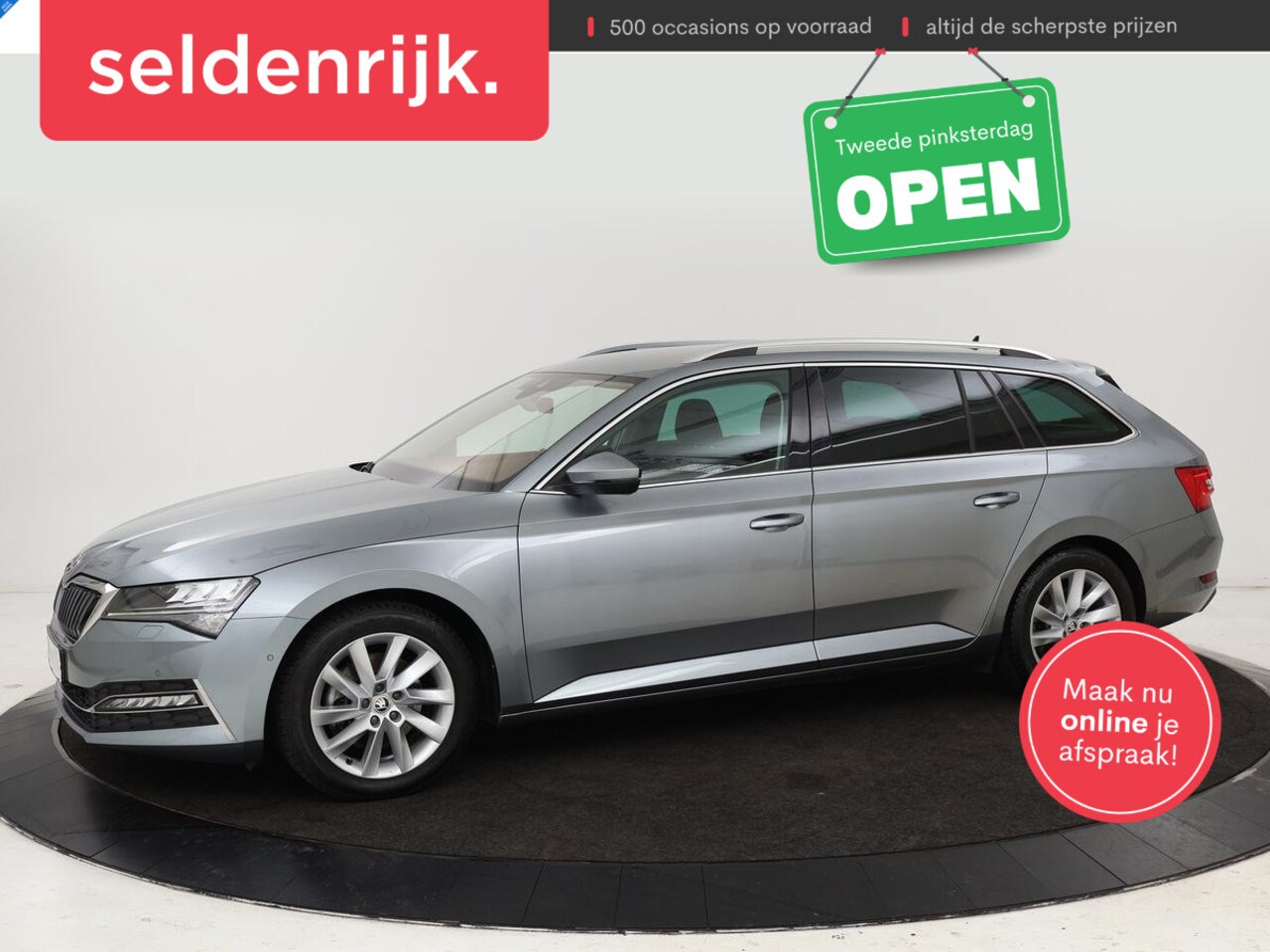 Skoda Superb - 1.4 TSI iV Style | Trekhaak | Stoel & achterbankverwarming | Camera | Memory | Carplay | P - AutoWereld.nl