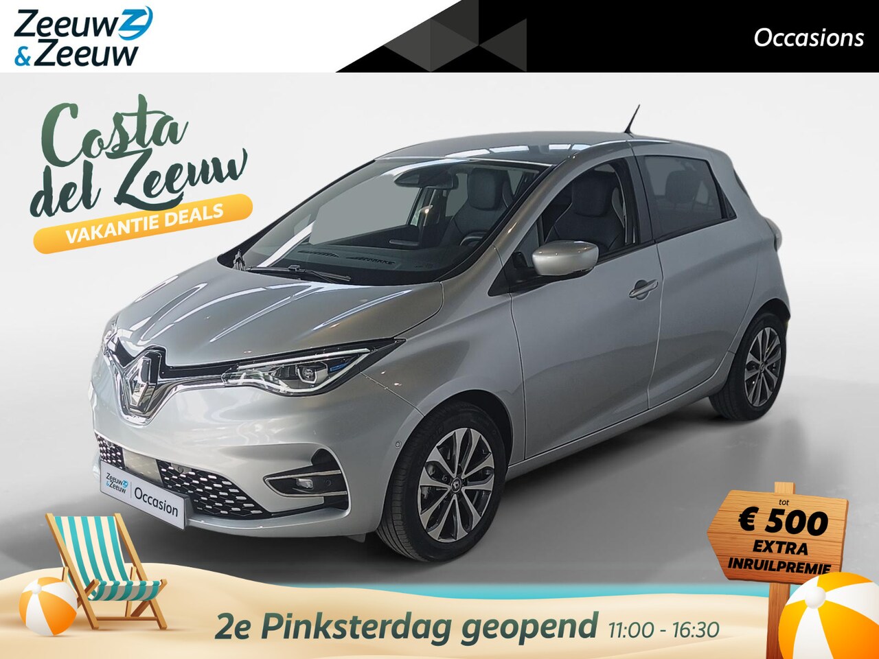 Renault Zoe - R135 Intens 52 kWh *Automaat*Navi+Camera*Climate*Parc Assist*LM.Velgen*ETC.. - AutoWereld.nl