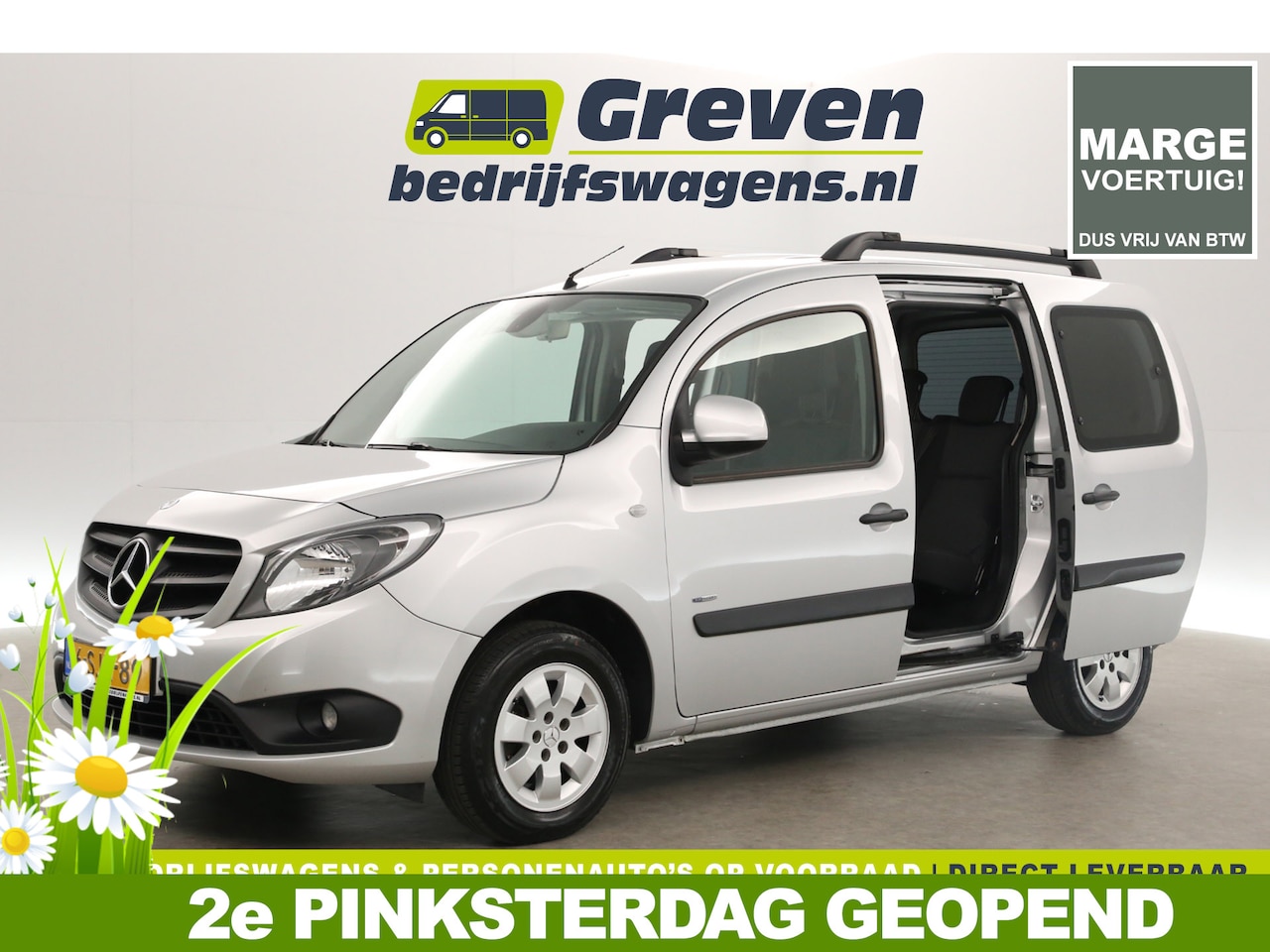 Mercedes-Benz Citan - 109 CDI Ambiente L1H1 | MARGE! | APK t/m 04-26 | Dubbele Cabine | 5 Persoons | Airco 2x Sc - AutoWereld.nl