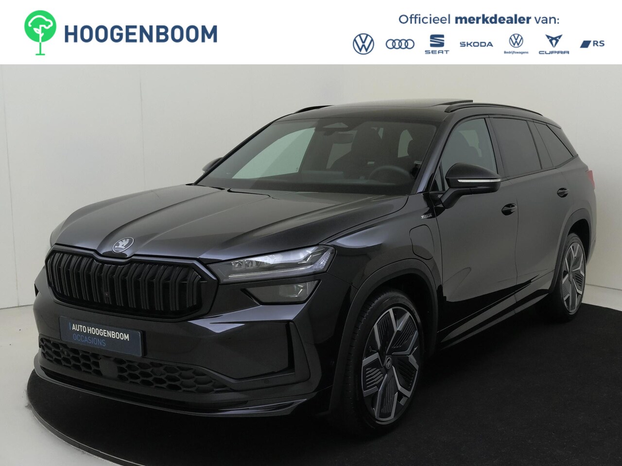 Skoda Kodiaq - 1.5 TSI PHEV Sportline Business | Panoramadak | Trekhaak | Head-up display | 360 camera | - AutoWereld.nl