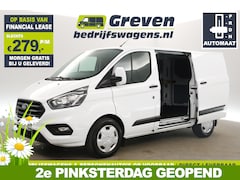 Ford Transit Custom - 300 2.0 TDCI L1H1 Automaat Airco Cruise LED 2xSchuifdeur 3 Persoons PDC Elektrpakket