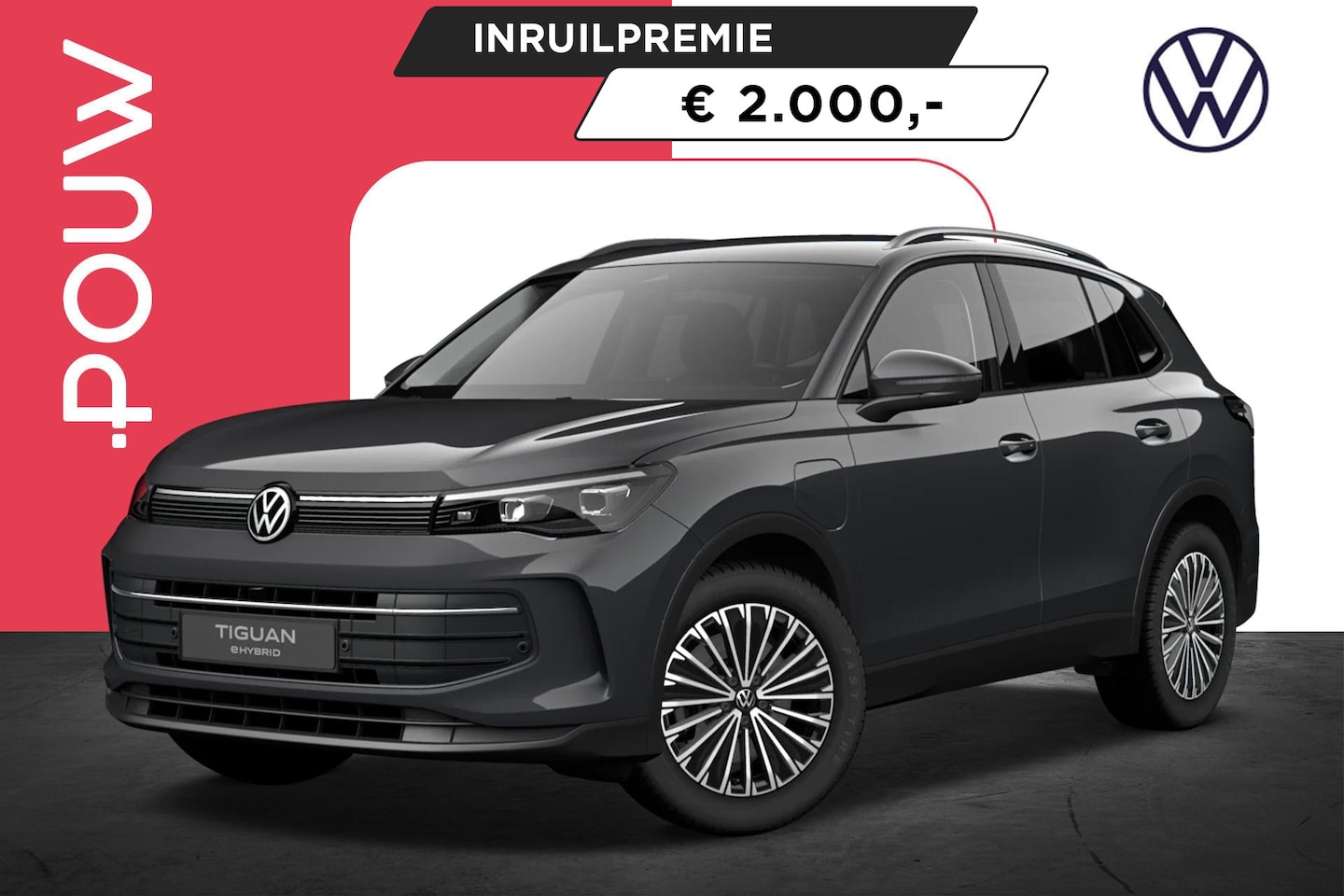 Volkswagen Tiguan - 1.5 eHybrid 204pk Life Edition | Trekhaak Pakket | 18" Velgen - AutoWereld.nl