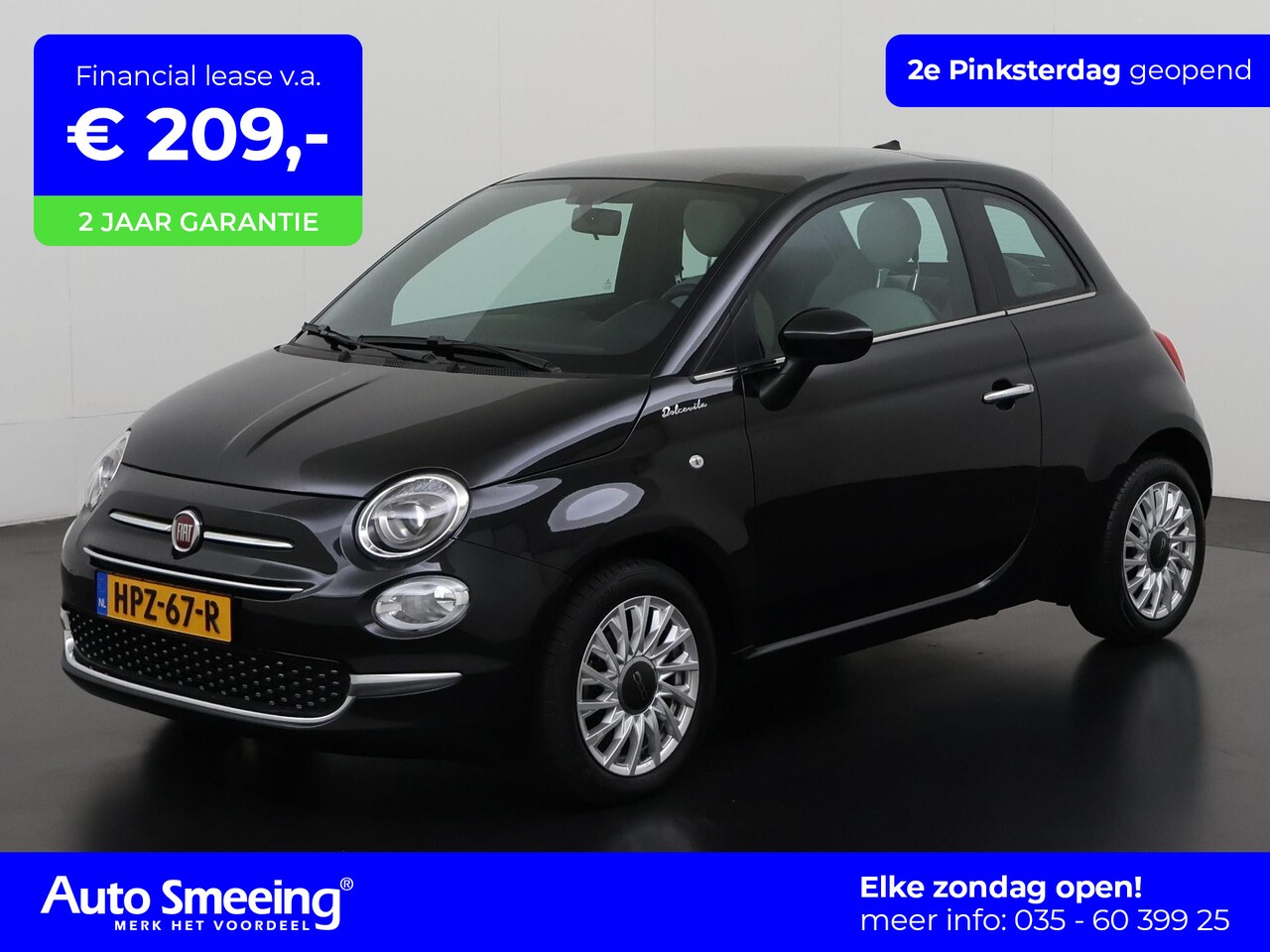 Fiat 500 - 1.0 Hybrid Dolcevita | Panoramadak | Apple/Android Carplay | Zondag Open! - AutoWereld.nl