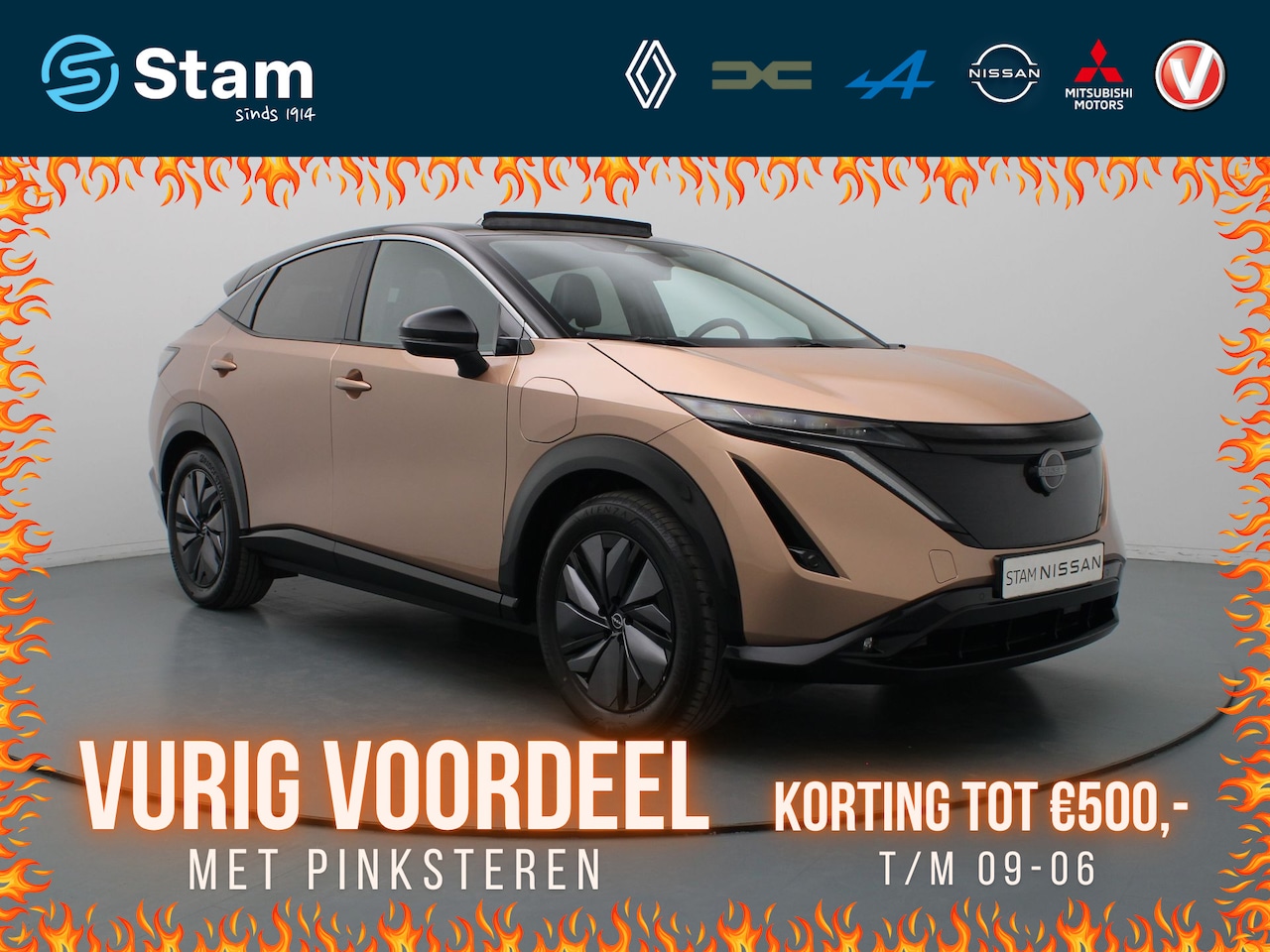 Nissan Ariya - 220pk Advance Automaat BOSE | Head-Up | 360° Camera | Adapt. Cruise | Stoel-/stuurverw-/Vo - AutoWereld.nl