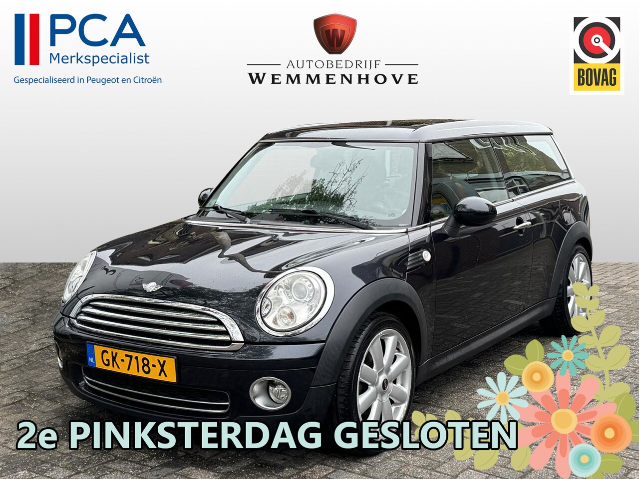 MINI Clubman - Mini 1.6 Cooper Airco/El.ramen/Stoelverw/Pano - AutoWereld.nl