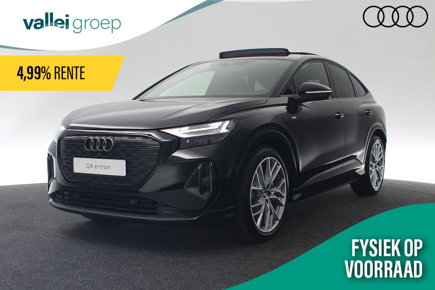Audi Q4 Sportback e-tron - S edition 45 286 pk quattro | Glazen panoramadak | Sonos premium | Velgen 21 inch - AutoWereld.nl