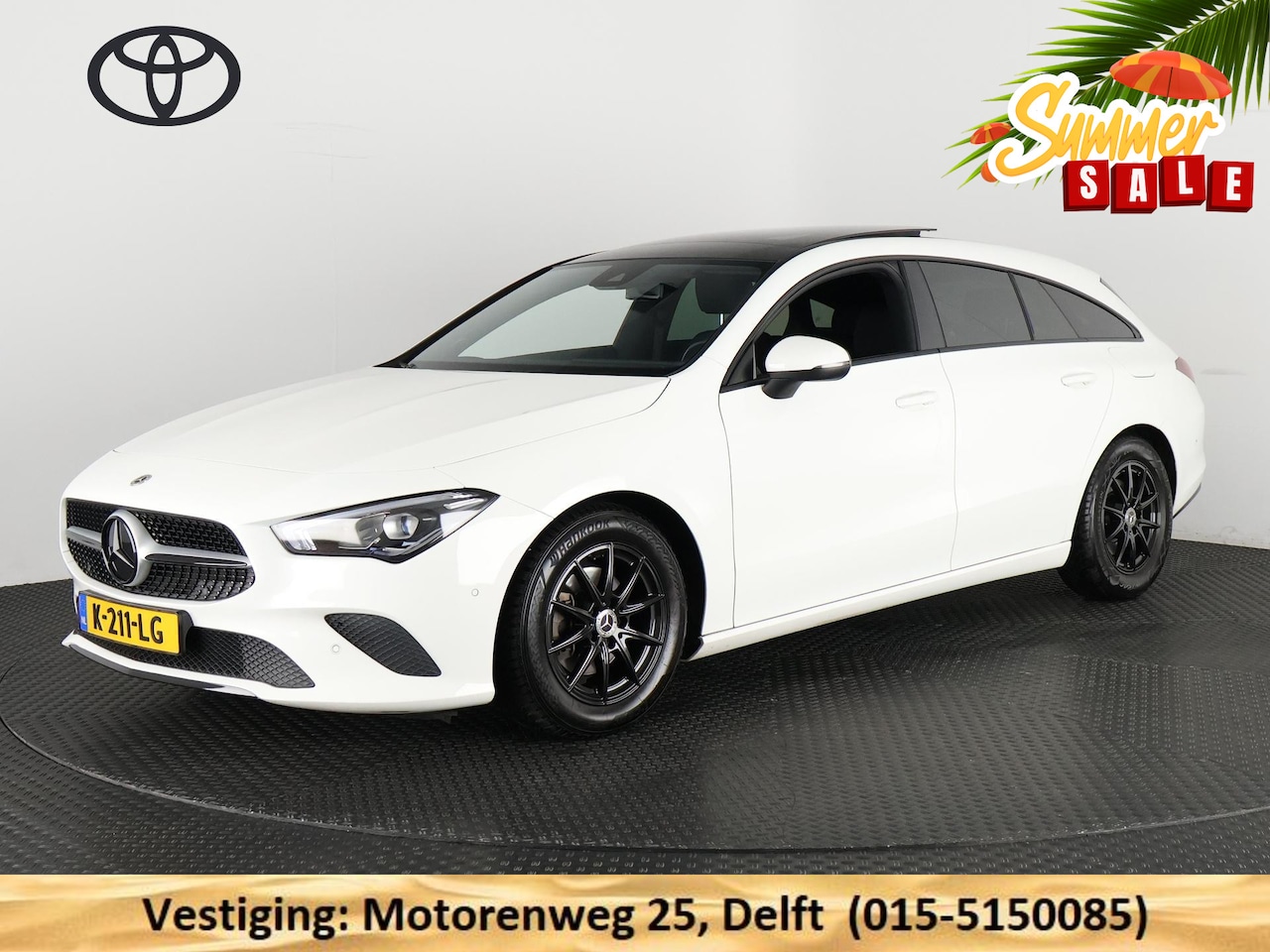 Mercedes-Benz CLA-klasse Shooting Brake - 180 BUSINESS AUTOM.NL AUTO 1e EIG BLACKLINE PANODAK. WIDESCREEN. GARANTIE TOT 2 JAAR* - AutoWereld.nl
