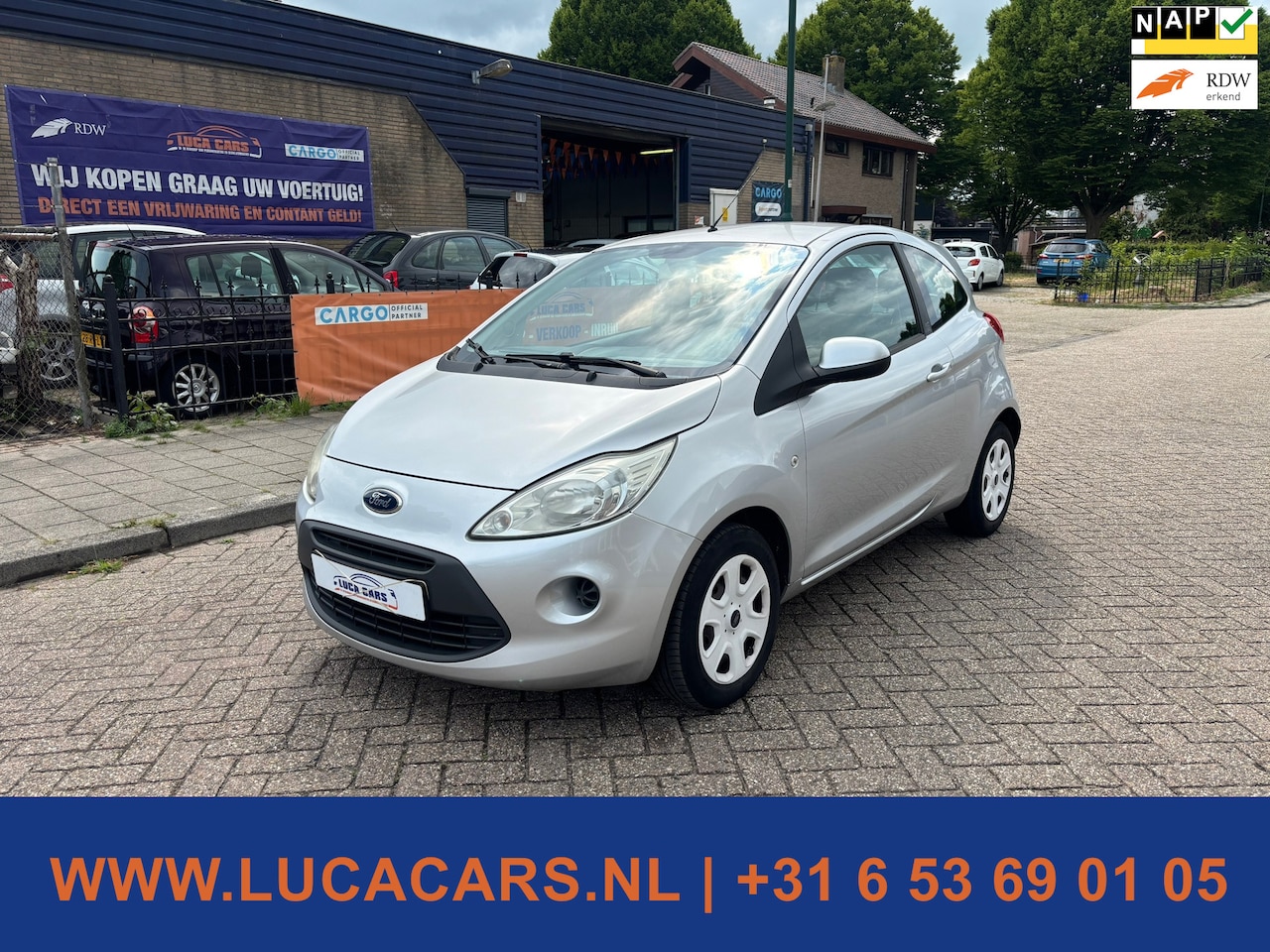 Ford Ka - 1.2 Cool & Sound start/stop 2X SLEUTEL + BOEKJES + AIRCO - AutoWereld.nl