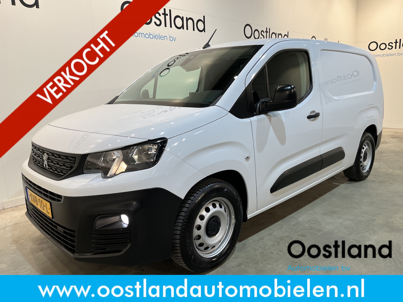 Peugeot e-Partner - Premium Long 50 kWh / 100% elektrisch !! / Airco / Cruise Control / PDC / CarPlay / Naviga - AutoWereld.nl