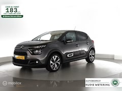 Citroën C3 - 1.2 Shine leer|led|dab|nav|cam|ecc|lmv17