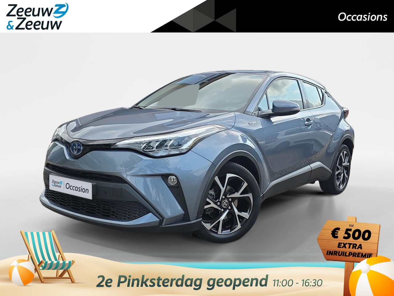 Toyota C-HR - 1.8 Hybrid Dynamic | Adaptieve Cruise Control | Achteruitrijcamera | Navigatie | Climate C - AutoWereld.nl