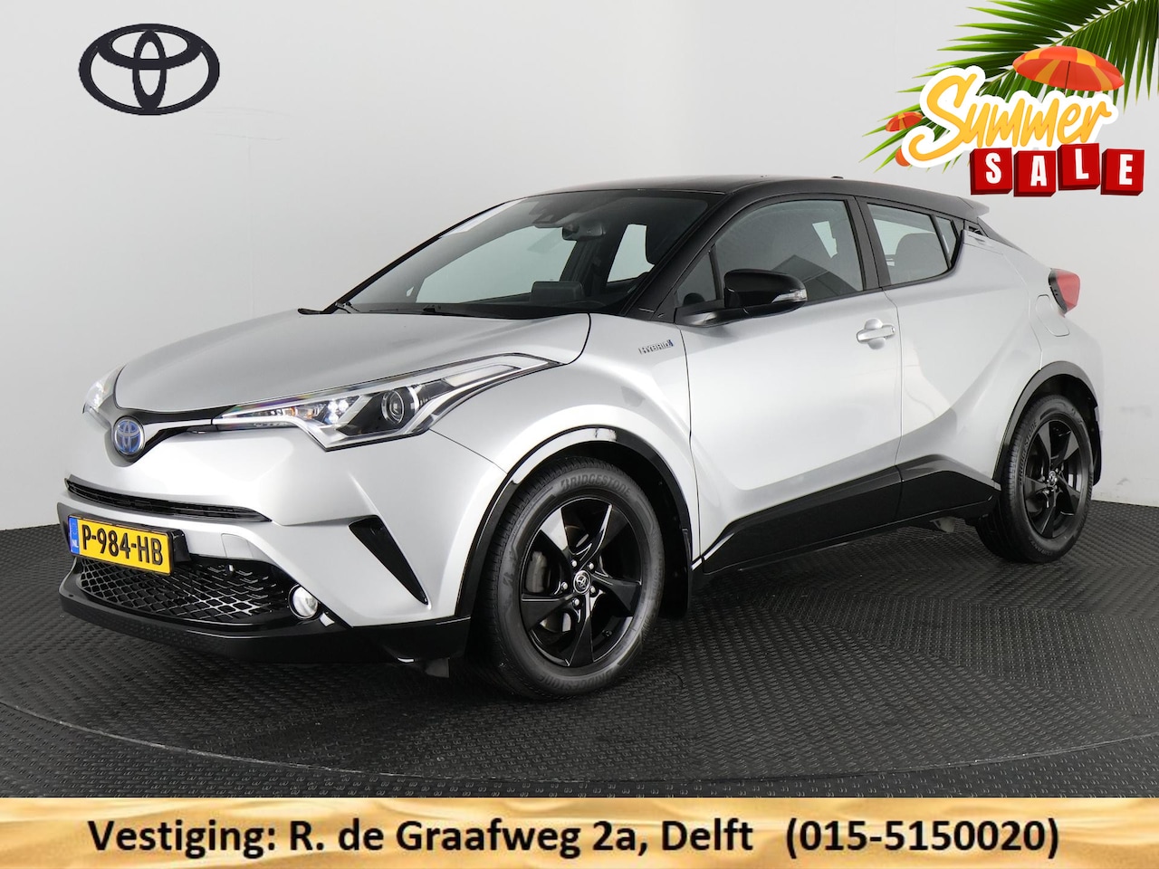 Toyota C-HR - 1.8 Hybrid Dynamic Bi-Tone | Stoelverwarming | Navigatie | Camera | Keyless Entry & Start - AutoWereld.nl