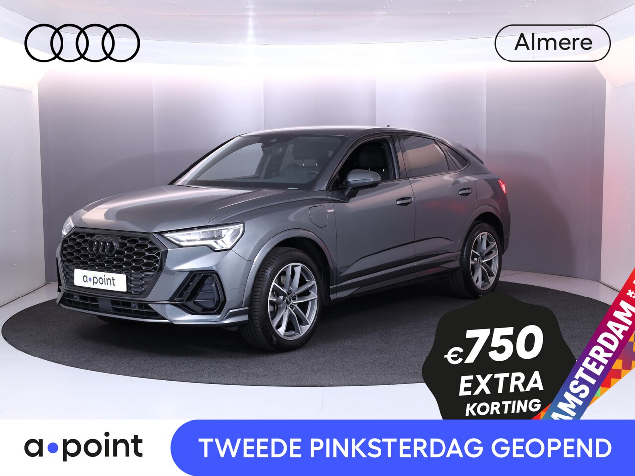 Audi Q3 Sportback - 45 TFSI e S Edition 245PK S-Tronic | 19"LM velgen | Navigatie | Zwart optiek | Adaptieve c - AutoWereld.nl