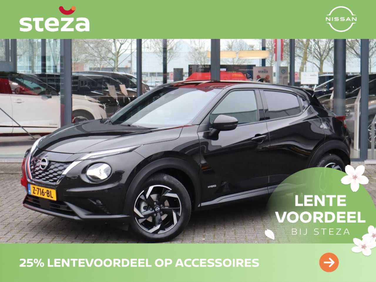 Nissan Juke - 1.6 Hybride 143PK N-Connecta / Navigatie / Apple Carplay - AutoWereld.nl