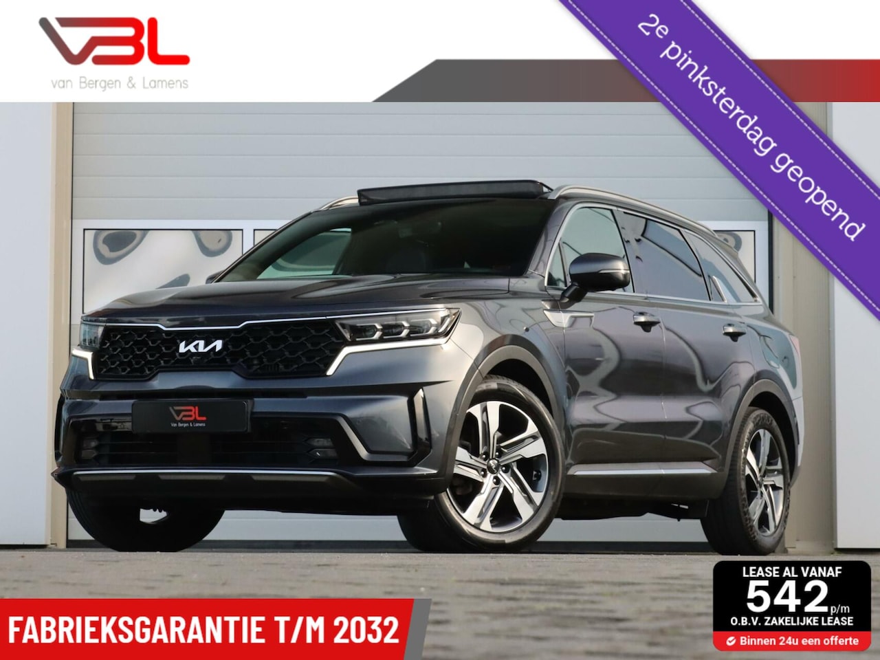 Kia Sorento - 1.6 T-GDI 265PK Plug-in Hybrid 4WD ExecutiveLine | Panoramadak | - AutoWereld.nl