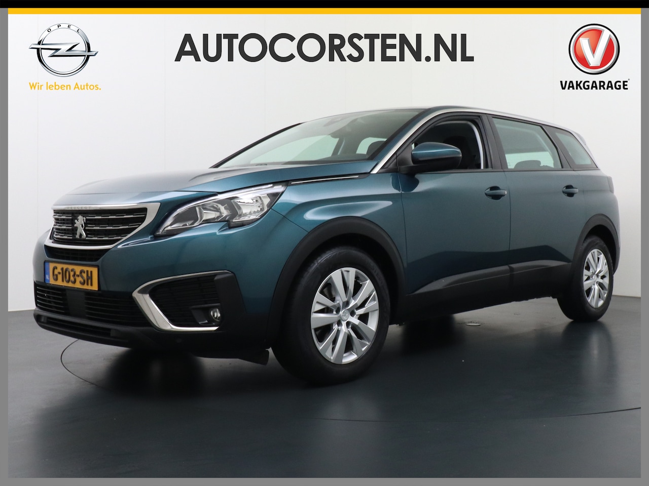 Peugeot 5008 - T131PK Autom. 7-Persoons Trekhaak Apple Carplay Android Auto Navi 360°Camera Ecc Cruise Bl - AutoWereld.nl