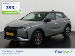 DS 3 - 3 E-Tense Performance Line 54 kWh | All-in 393, - Private Lease | Zondag Open