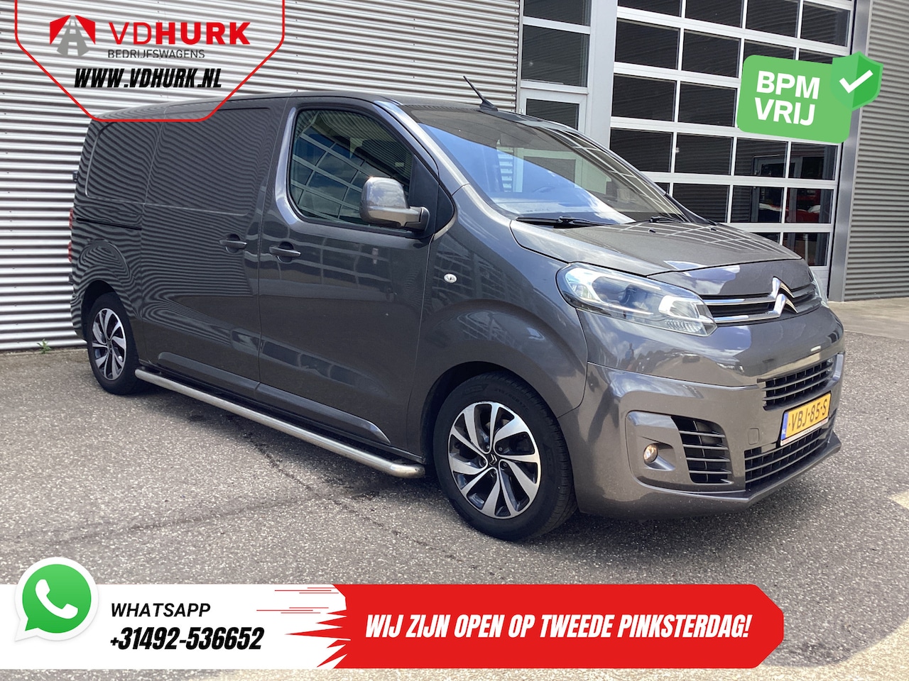 Citroën Jumpy - 2.0 HDI 180 pk Aut. EXPORT ONLY Carplay/ Head-up/ Climate/ Camera/ Navi/ Sidebars/ PDC - AutoWereld.nl