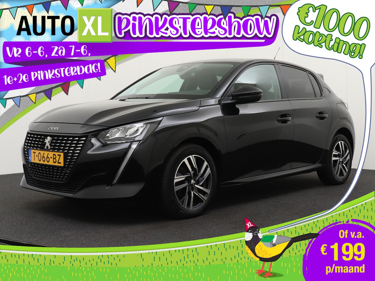 Peugeot 208 - 1.2 Aut. 101 PK Allure 3D I-Cockpit Camera Climate LMV 16'   1 - AutoWereld.nl