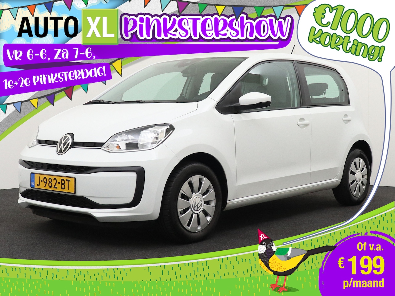 Volkswagen Up! - 1.0 BMT move up! Bluetooth Airco Comfort Pakket 1 - AutoWereld.nl