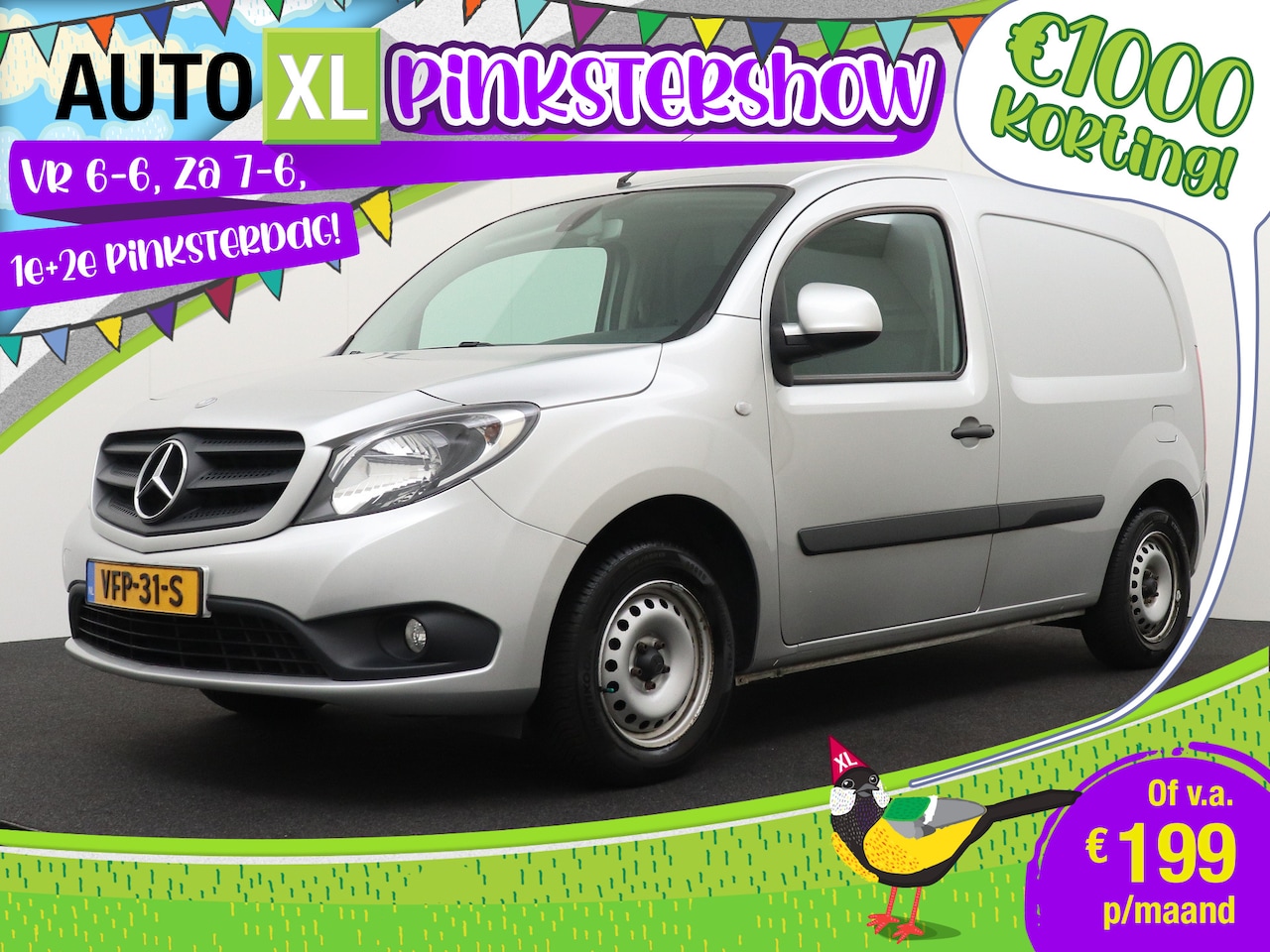 Mercedes-Benz Citan - 109 CDI 90 PK Business Airco Cruise Control Park. Sens. 1 - AutoWereld.nl