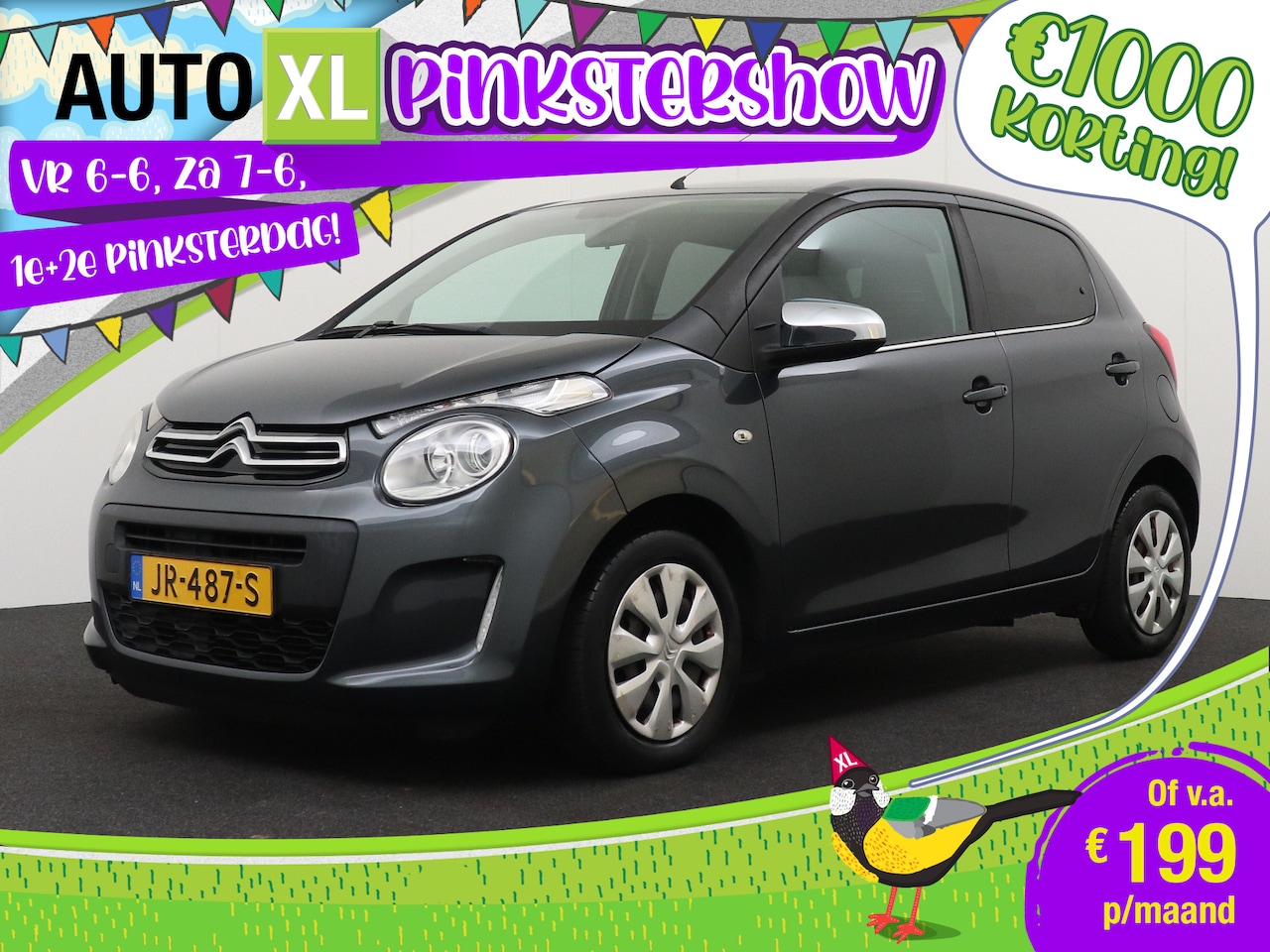 Citroën C1 - 1.0 e-VTi 5-DRS Style Edition Airco Multimedia Comfort Pakket. 1 - AutoWereld.nl