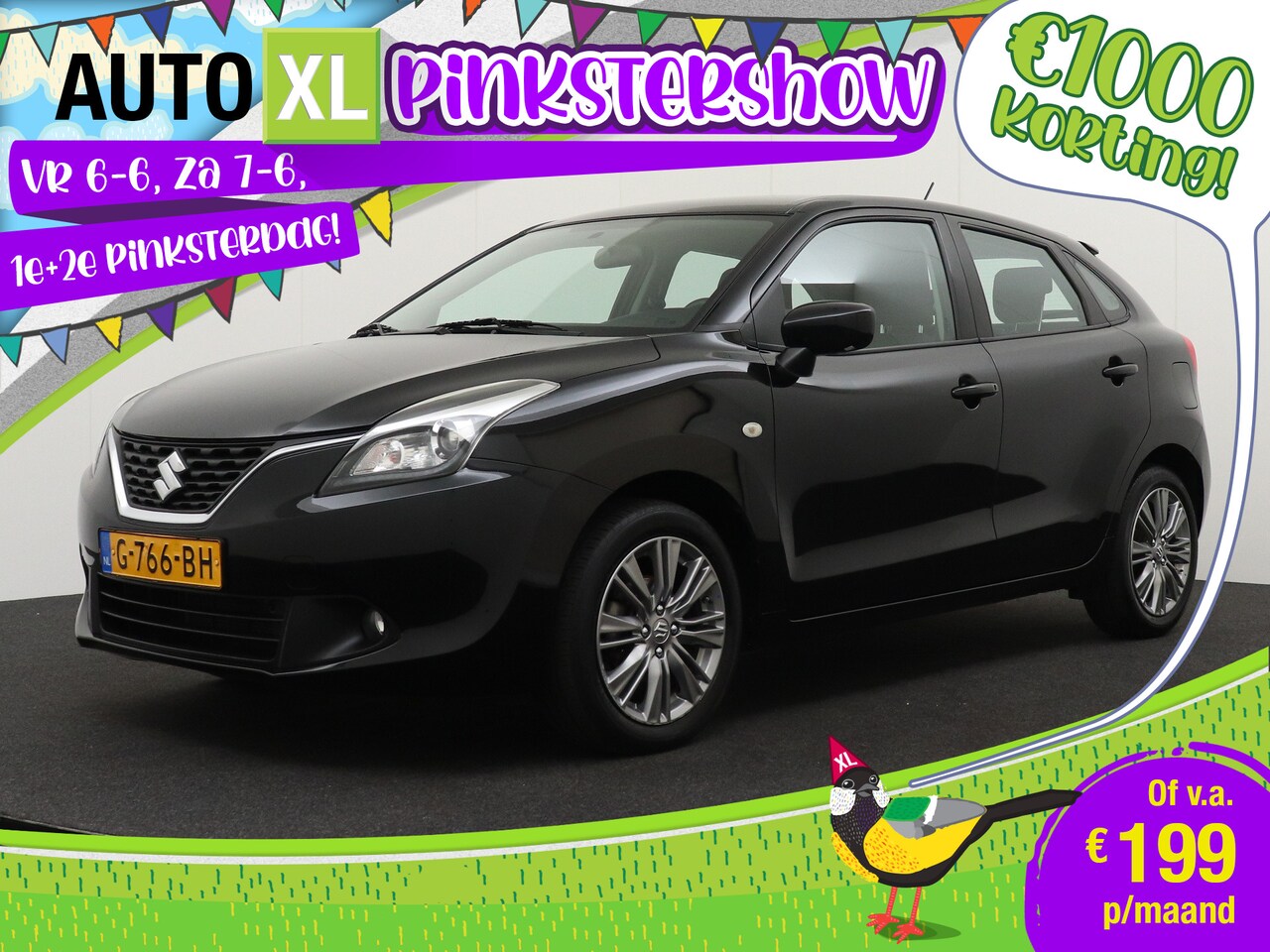 Suzuki Baleno - 1.2 90 PK Aut. Exclusive Navi Stoelverwarming Xenon 16' LMV 1 - AutoWereld.nl