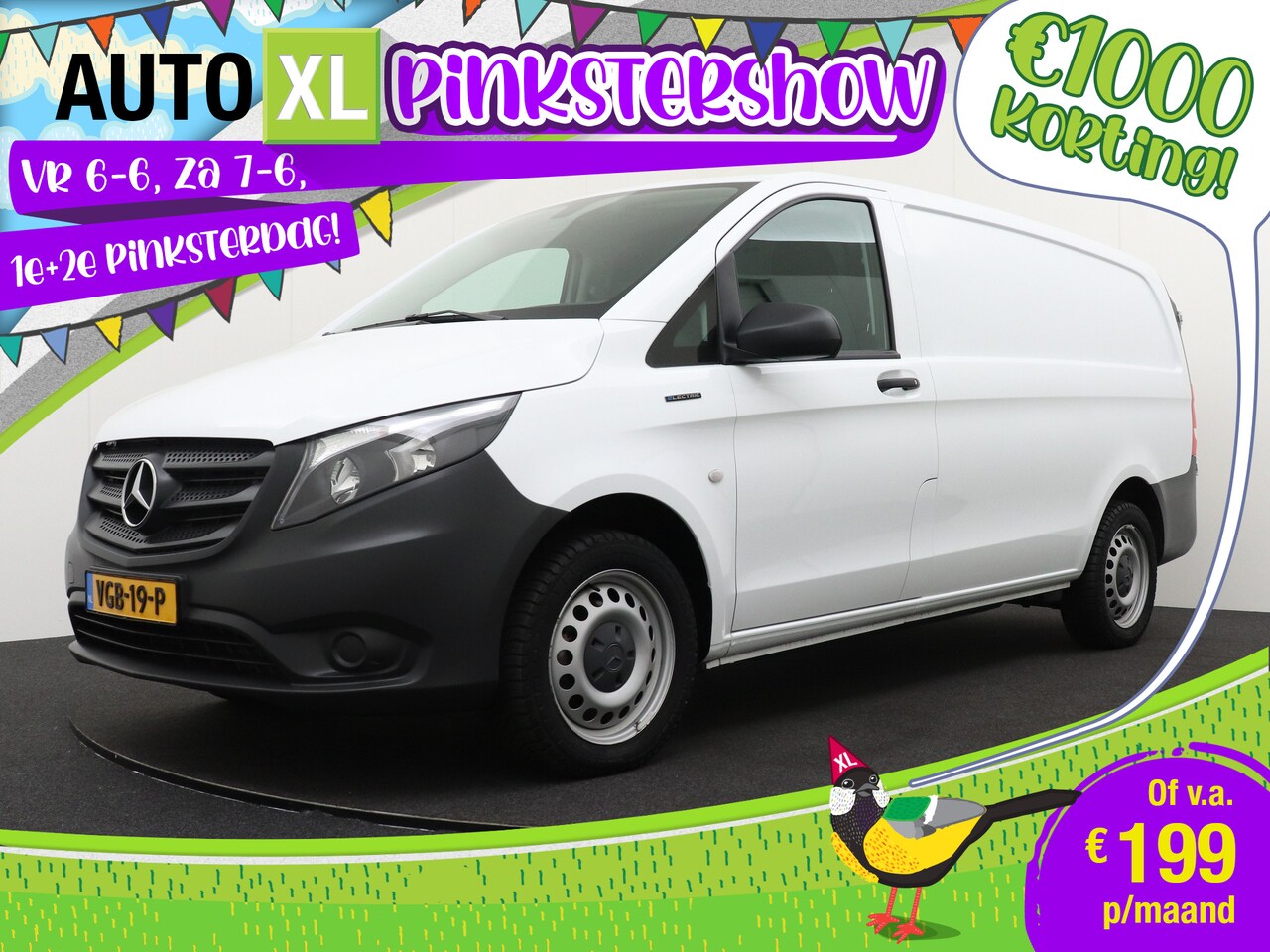 Mercedes-Benz eVito - eVito Lang 41 kWh Camera Climate Bluetooth Stoelverw. 1 - AutoWereld.nl