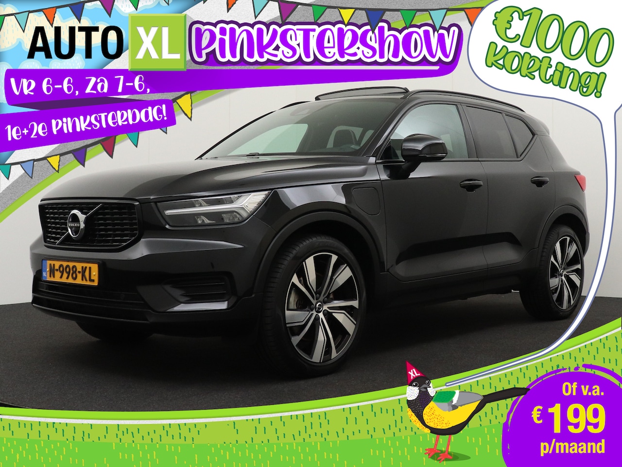 Volvo XC40 - T5 PHEV R-Design 260 PK Pano-dak Camera Dodehoek Adapt. Cruise - AutoWereld.nl