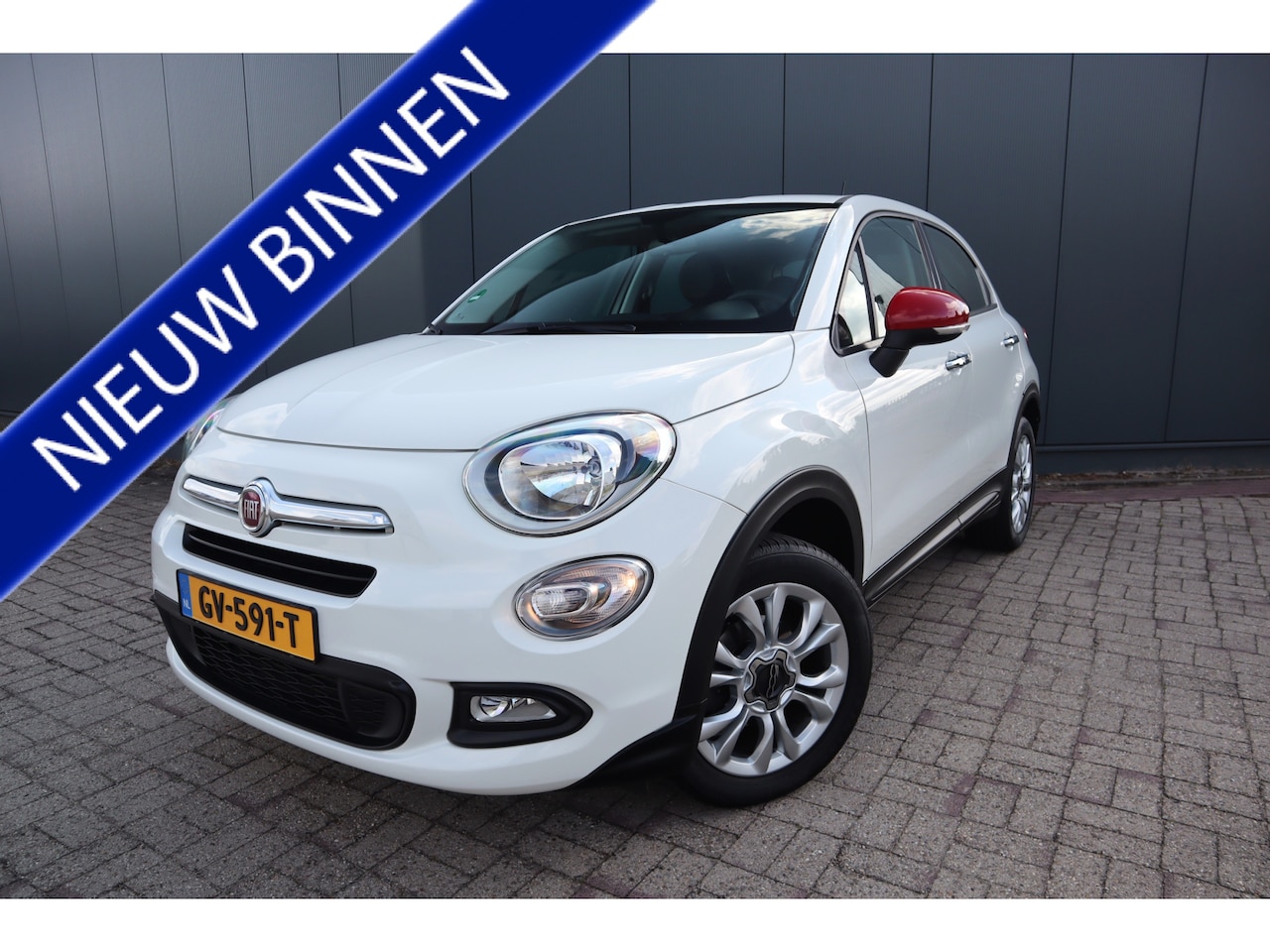 Fiat 500 X - 1.4 Turbo MultiAir PopStar Automaat Navigatie Pdc  Keyless  F1 Schakelen. - AutoWereld.nl