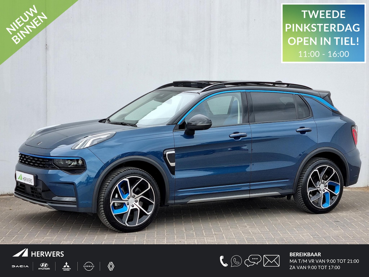 Lynk & Co 01 - 1.5 / 1800KG Trekgewicht / Panoramadak / Schuif-/Kanteldak / Rondomzicht Camera / Elektr. - AutoWereld.nl